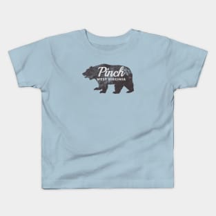 Pinch, WV - Bear (distressed) Kids T-Shirt